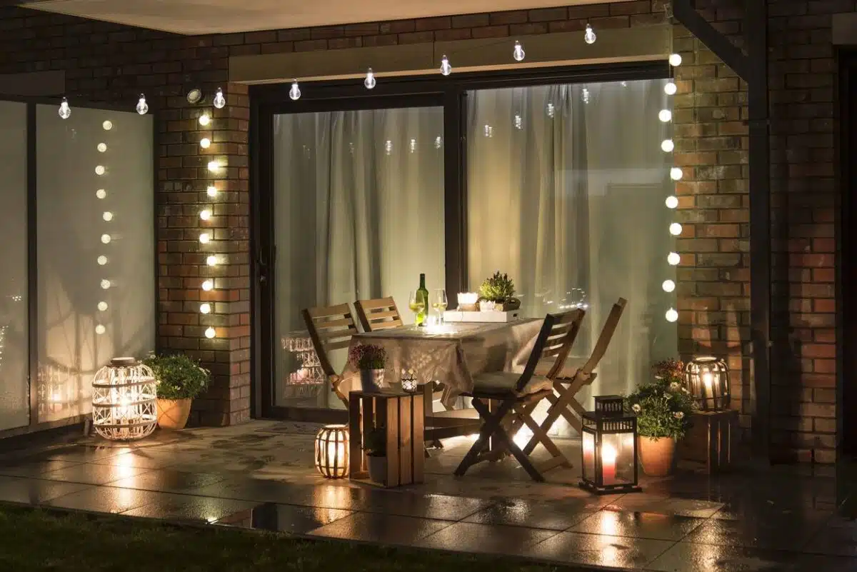 éclairage jardin été, luminaires d'extérieur