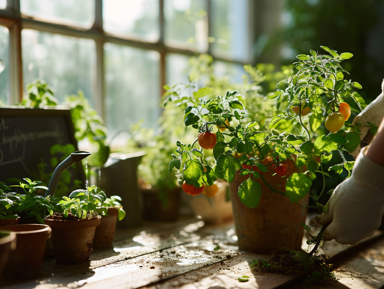 tomates intérieur