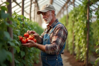 Terroir provençal avec fruits et légumes sous le soleil méditerranéen