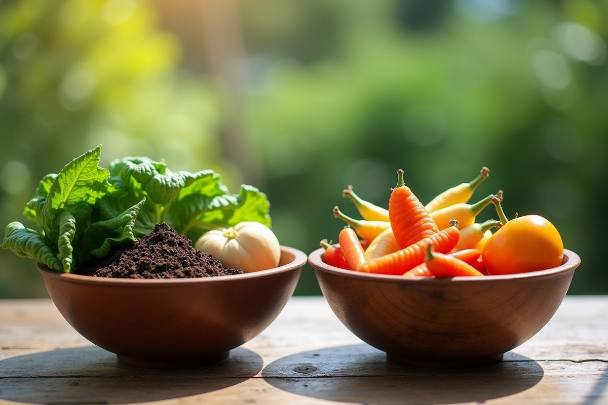 légumes compost