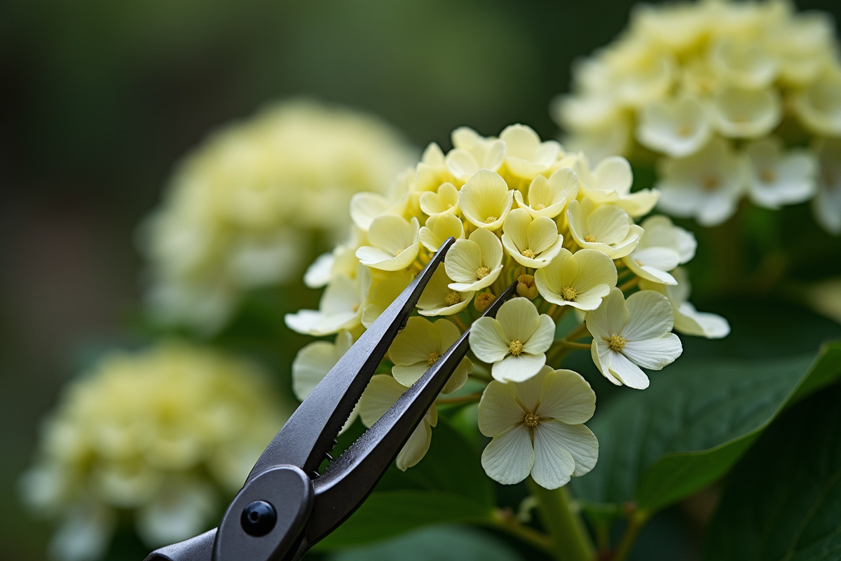 hortensias fleurs