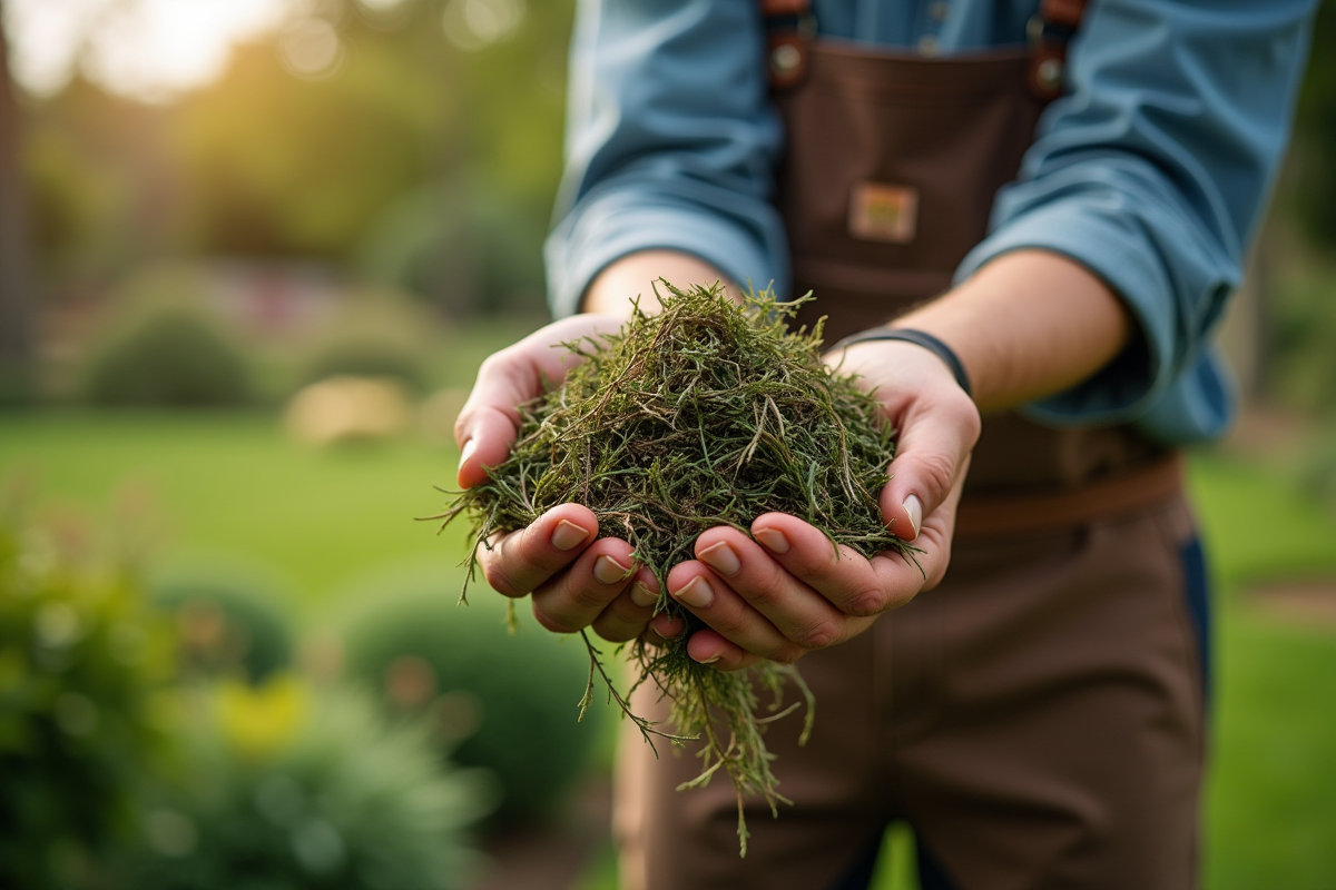 herbe coupée