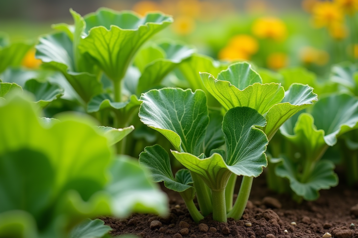 courgettes jardin