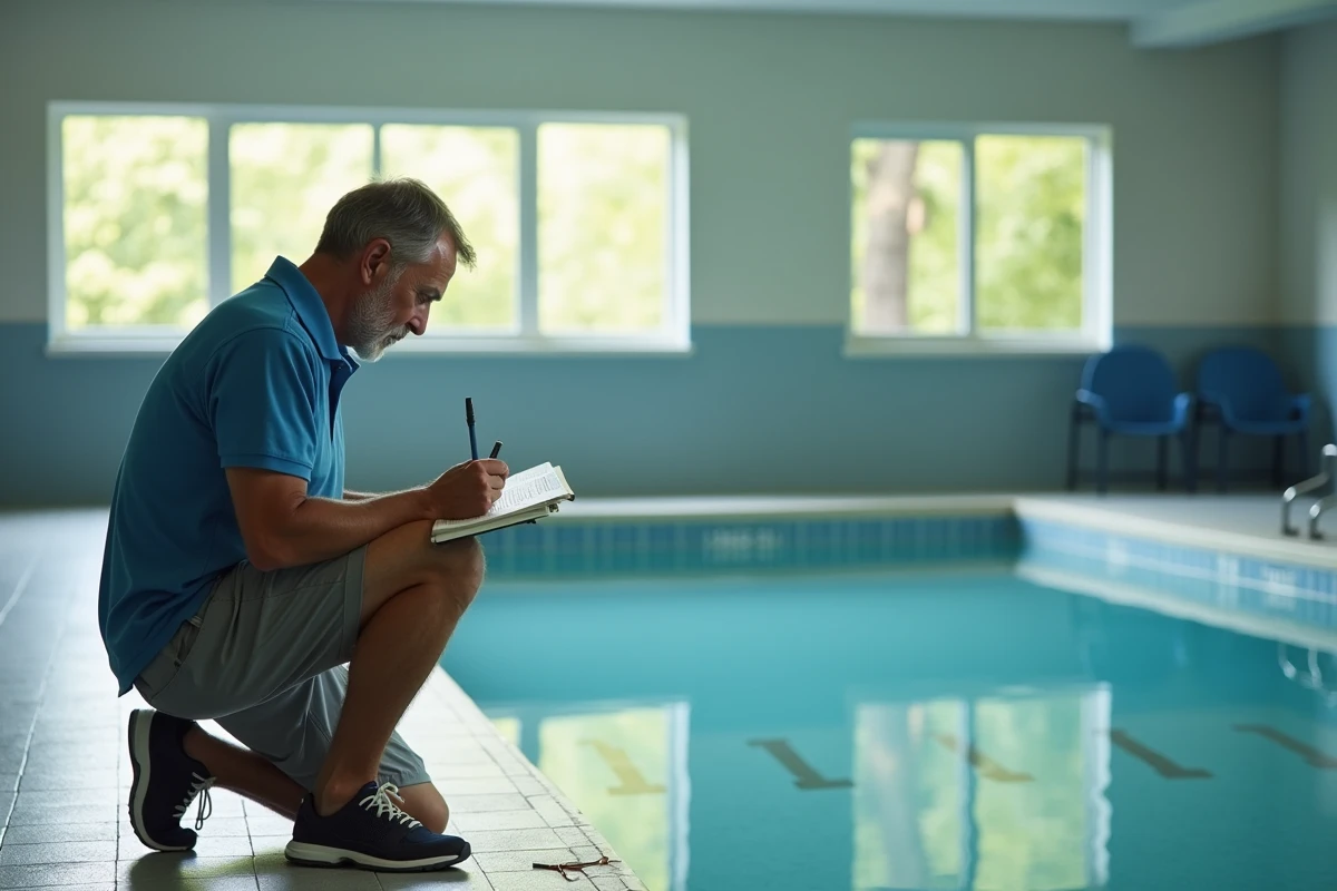 Homme prenant des notes à côté d